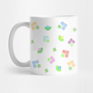 abstract spring flowers Mug